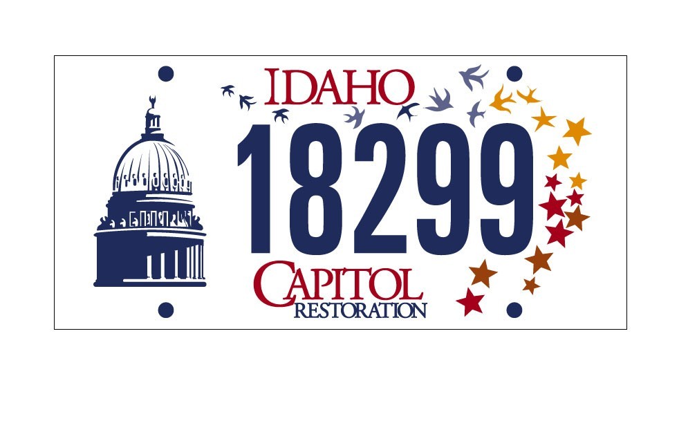 Capitol license plate